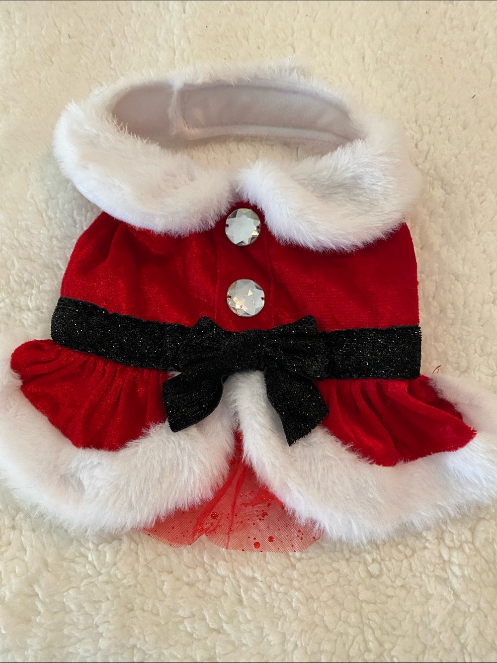 Pet Mrs Clause Holiday Outfit in XS